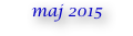 maj 2015